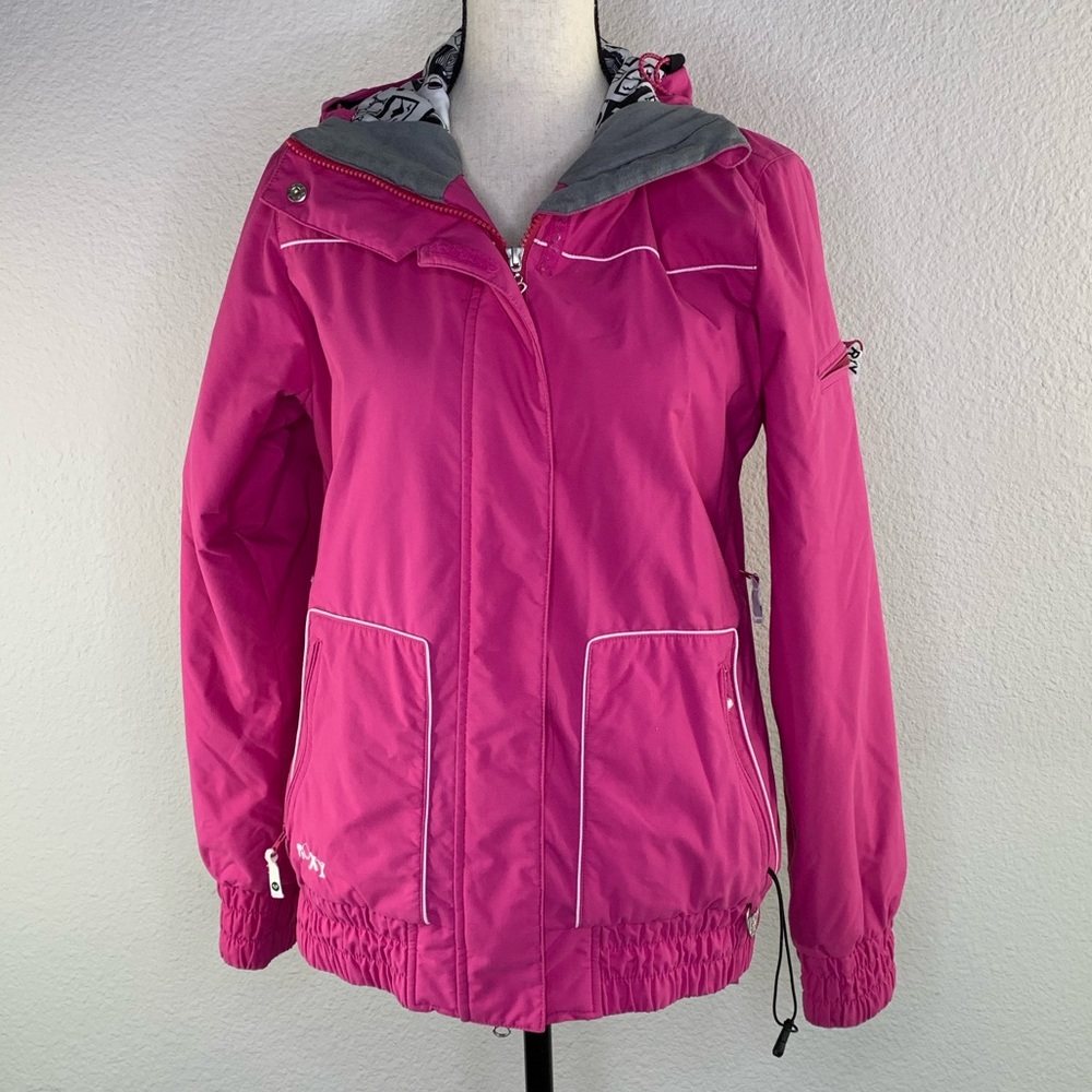 Roxy Winter Ski High Elevation Pink Snow Coat